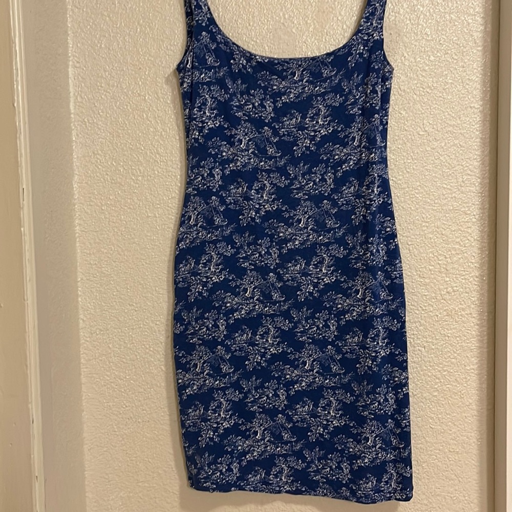 bodycon printed mini dress